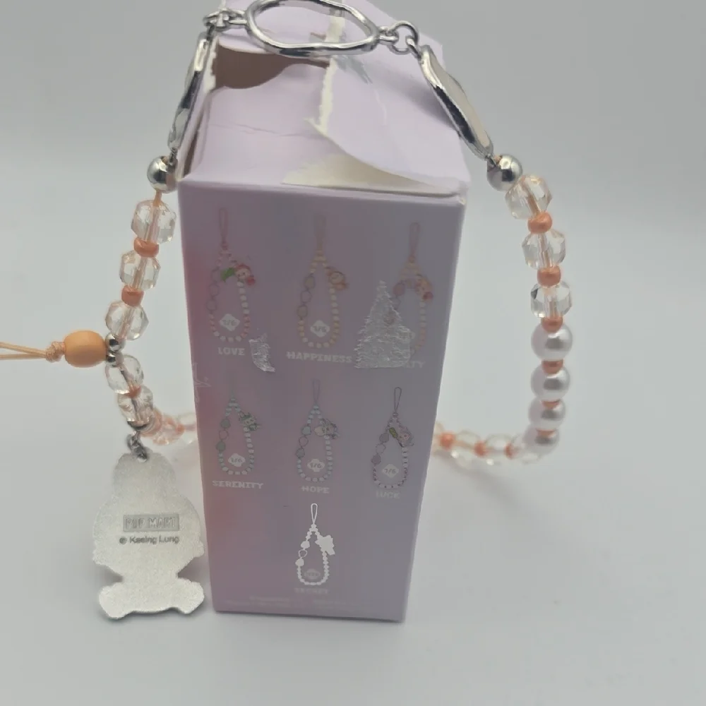 Big Into Energy BIE Happiness Labubu Wristlet Phone Charm (NIB)✨️🧡✨️